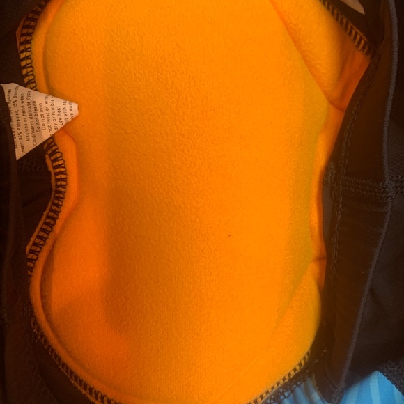 VOmax PMC08 Pan Mass Challenge PMC 2008 Cycling Racing Padded Shorts Size L Neon - Picture 10 of 11